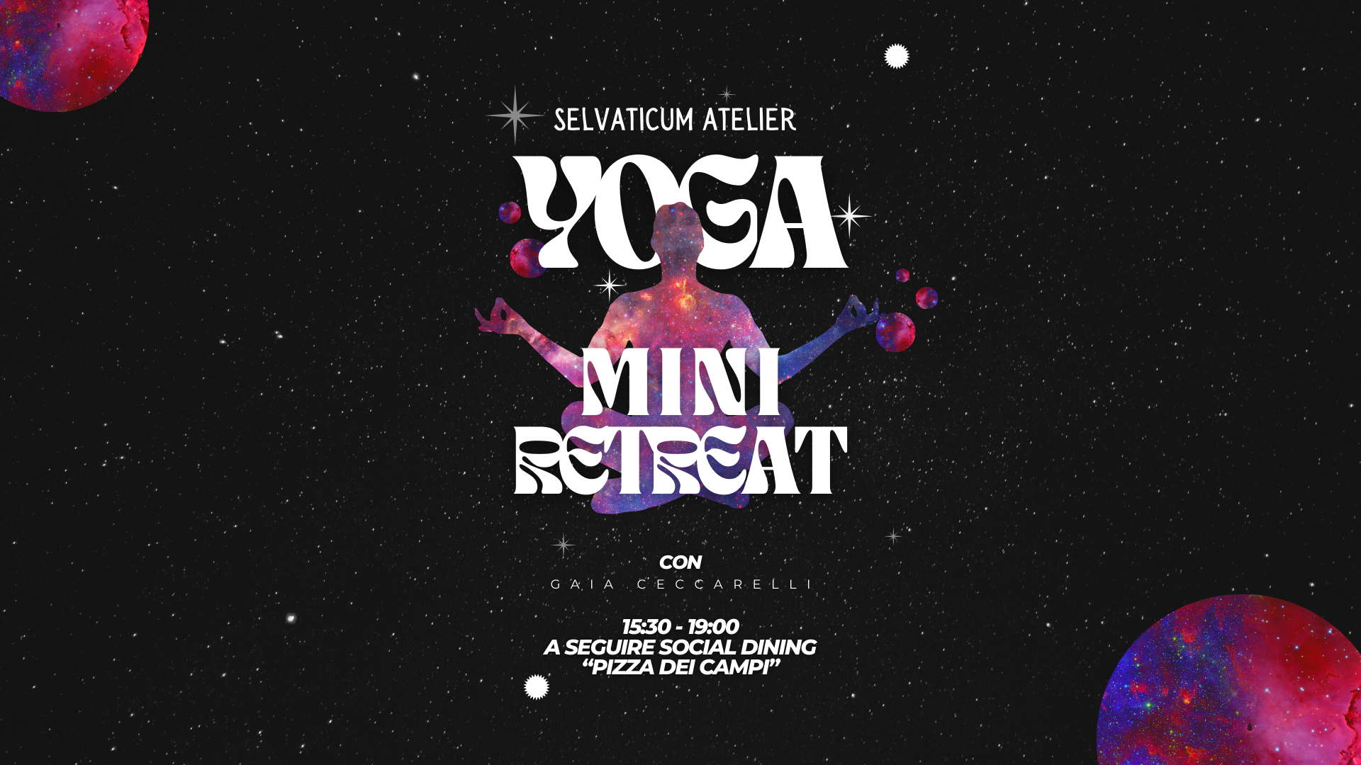 Black Futuristic Yoga Class Instagram Story (Instagram Post) (1920 x 1080 px)